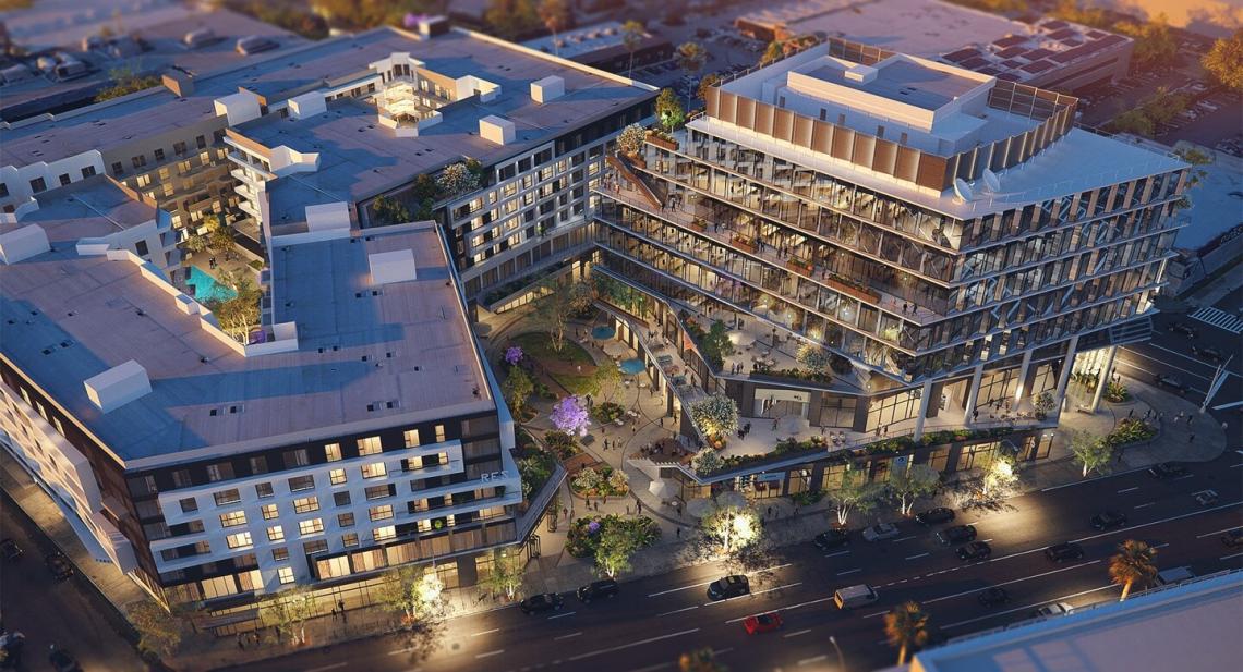 West Edge nears its peak at Olympic and Bundy Urbanize LA